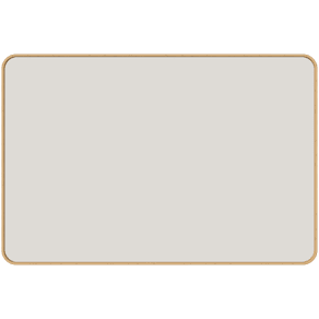 Lintex FRAME Glastavla, SILK-GLASS®, 1500 × 1000 × 50 mm, Soft