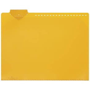 Leitkartentasche Durable, gelb, 50 St.