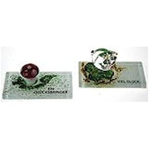 Dekofigur Noname Glücksbringer auf Glastafel, sortiert