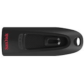 SanDisk Ultra - USB flash-enhet - 64 GB - USB 3.0 (paket om 3)