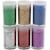 Glitter Bio mixade färger 6x7ml
