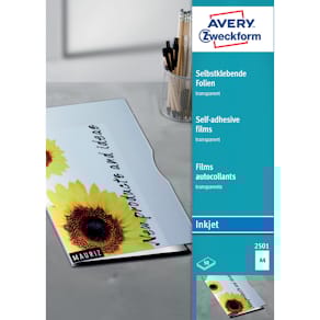 Inkjetfolie Avery Zweckform SK, A4, 50 Blatt