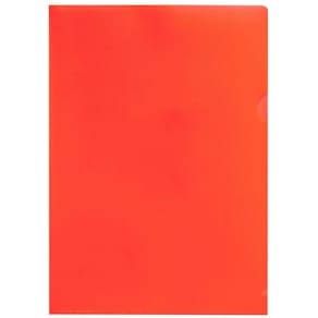 Plastmapp A4 0.15 röd 25/FP