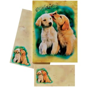 Briefpapiermappe DFW, Kinder, 10/10 farbig, Welpen, A4