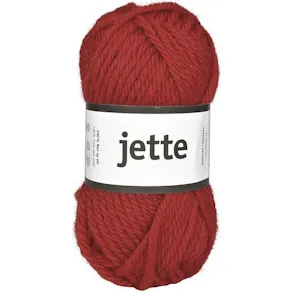 Ullgarn Jette 50g röd
