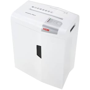 Aktenvernichter HSM shredstar X6pro, weiß/silber