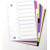 Tabbladen Oxford MyColour, A4, gekleurd PP