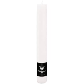 Stabkerze D-LUX MARBLE, weiß