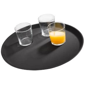 Tablett APS Gastro, D 40,5 cm, schwarz