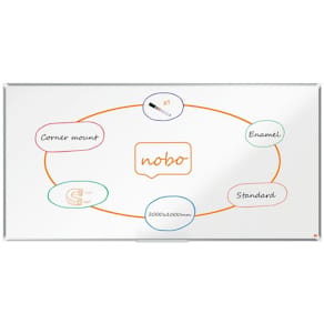 Whiteboard NOBO premium p emal 100x200cm