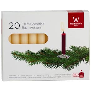 Christbaumkerzen, 20 St., bisquit/champagner