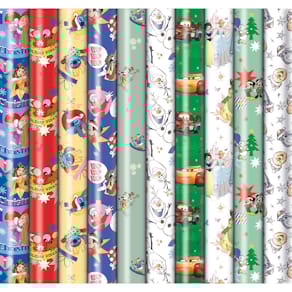 Geschenkpapierrolle ZÖWIE Disney, 2 m x 70 cm (Weihnachten)