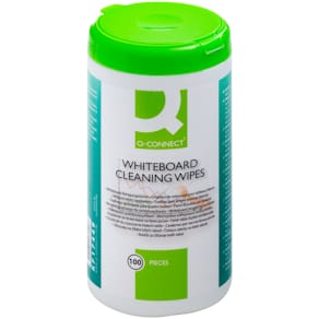 Reinigungstücher Q-CONNECT KF17449A, Whiteboard 100 Stück, weiß