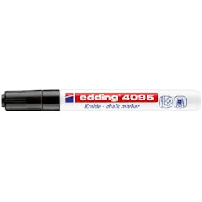 Kreidemarker edding 4095, 2–3 mm, schwarz