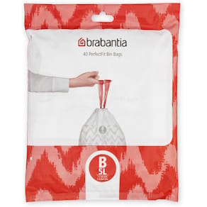 Insatspåse B BRABANTIA 5L vit 40/fp