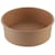 Salatbowle kraftpapir Ø185 mm, 50 mm høj, brun, 50 stk