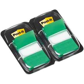 Indexmarker Post-it Index Std., Duo, 25,4x43,2mm, 2x50, grün