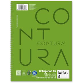 Collegeblock Staufen Green, A5, 160 Blatt, kariert