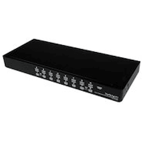 StarTech.com 16 Port 1U Rackmount USB KVM Switch with OSD