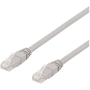 Kabel DELTACO Nätverk UTP Cat6a 3m grå