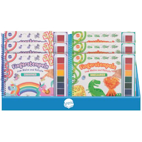 Malbuch ARENA Fingerstempeln, 2 Titel