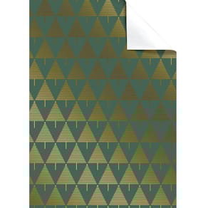 Geschenkpapierbogen Stewo Walo, Metallicpapier, 70 x 100 cm