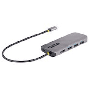StarTech.com USB C Multiport Adapter, 4K 60Hz HDMI Video, 3-Port