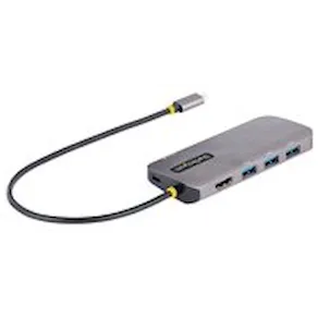 StarTech.com USB C Multiport Adapter, 4K 60Hz HDMI Video, 3-Port