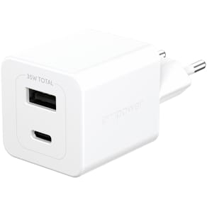empower by PanzerGlass® Turbo 35W Charger incl. USB-C + USB-A |