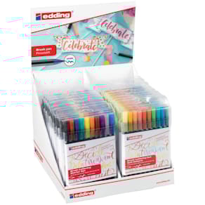 Display edding 1340, 10 St. Brushpen sortiert