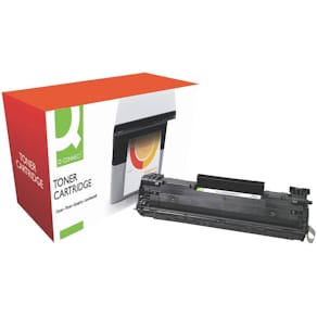 Lasertoner Q-Connect KF14573, kompatibel mit CB436A, schwarz