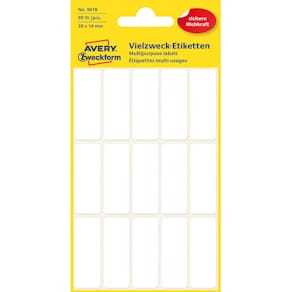 Etikett AVERY handskriv 38x14mm 90/fp