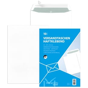 Versandtasche MAILMEDIA C4 HK 90 g, weiß