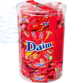 Choklad MARABOU Daim Mini Cylinder 2,5kg