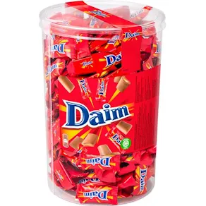 Choklad MARABOU Daim Mini Cylinder 2,5kg