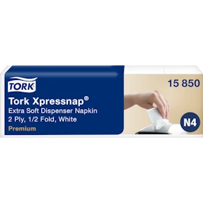 Servett för TORK Xpressnap Premium N4, Extra Mjuk, 1000/FP