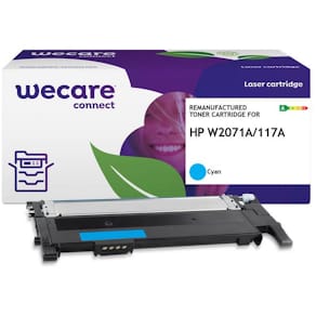 Toner WECARE HP W2071A 117A 1K cyan