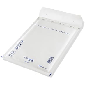 Boblekuvert 14/D hvid, Peel & Seal, 180x265 mm, 100 stk