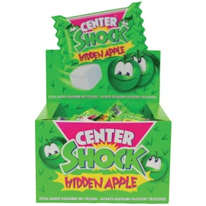 Kaugummi Center Shock Apfel, 100 Stück