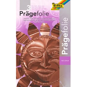 Prägefolie Folia Mappe, kupfer