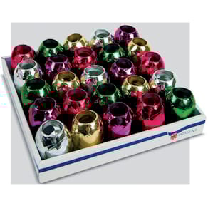 Geschenkband Präsent Weihnachts-Eiknäuel, metall., XXL, sortiert