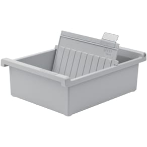 Karteitrog HAN DIN A6 quer, lichtgrau, 800 Karten