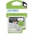 Labeltape Dymo D1 permanente polyester, 12 mm, zwart op wit