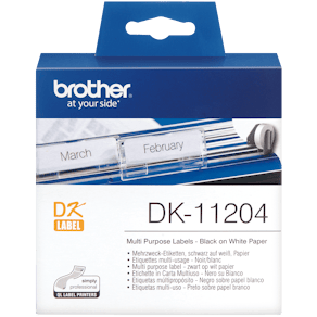 Etiketter BROTHER Universal DK-11204, 54x17mm, 400/fp