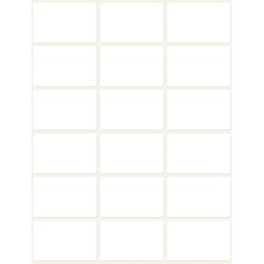 Vielzweck-Etiketten Avery Zweckform 522ST, 38 x 24 mm, weiß