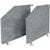 Trennwand HAMMERBACHER VARS2, 2er-Set, grau-meliert, 73,5 x 50 x 