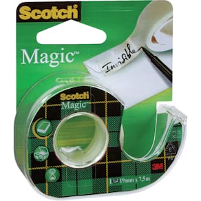 Handabroller Scotch Magic + Klebefilm, 19 mm x 7,5 m