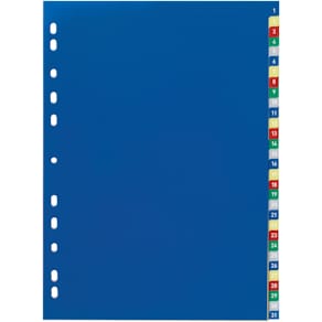 Register Durable, A4 hoch, 1–31