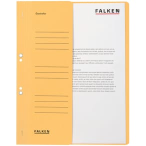 Ösenhefter Falken, 1/2 Deckel, chamois