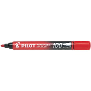 Märkpenna PILOT SCA 100 2-4,5 rund röd
